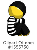 Yellow  Design Mascot Clipart #1555750 by Leo Blanchette