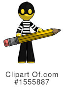 Yellow  Design Mascot Clipart #1555887 by Leo Blanchette