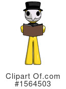 Yellow Design Mascot Clipart #1564503 by Leo Blanchette
