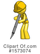 Yellow Design Mascot Clipart #1573074 by Leo Blanchette