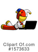Yellow Design Mascot Clipart #1573633 by Leo Blanchette