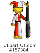 Yellow Design Mascot Clipart #1573841 by Leo Blanchette