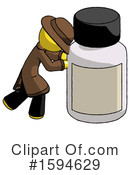 Yellow Design Mascot Clipart #1594629 by Leo Blanchette