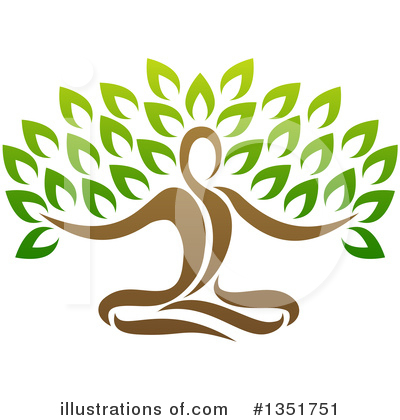 Yoga Clipart #1351751 by AtStockIllustration