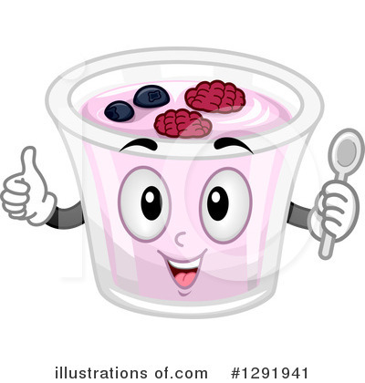 Royalty-Free (RF) Yogurt Clipart Illustration by BNP Design Studio - Stock Sample #1291941