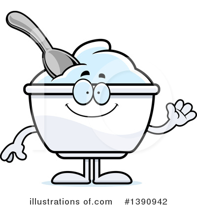 Royalty-Free (RF) Yogurt Mascot Clipart Illustration by Cory Thoman - Stock Sample #1390942