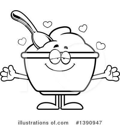 Royalty-Free (RF) Yogurt Mascot Clipart Illustration by Cory Thoman - Stock Sample #1390947