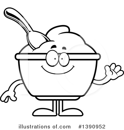 Royalty-Free (RF) Yogurt Mascot Clipart Illustration by Cory Thoman - Stock Sample #1390952