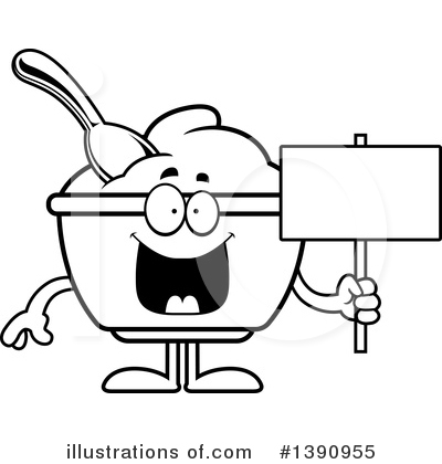 Royalty-Free (RF) Yogurt Mascot Clipart Illustration by Cory Thoman - Stock Sample #1390955
