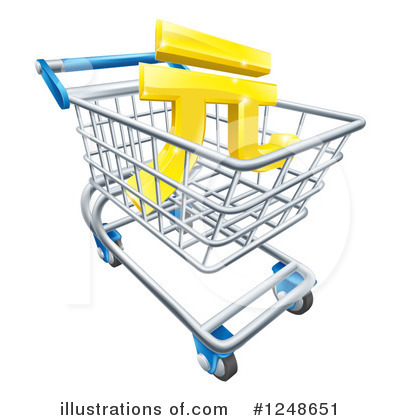 Shopping Cart Clipart #1248651 by AtStockIllustration