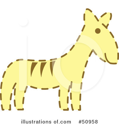 Zebra Clipart #50958 by Cherie Reve