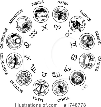 Royalty-Free (RF) Zodiac Clipart Illustration by AtStockIllustration - Stock Sample #1748778