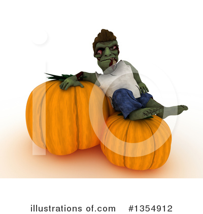 Zombie Clipart #1354912 by KJ Pargeter