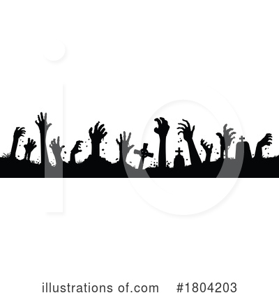 Zombie Clipart #1804203 by Vector Tradition SM