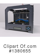 3d Printer Clipart #1380655 by KJ Pargeter