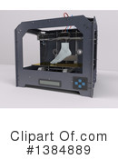 3d Printer Clipart #1384889 by KJ Pargeter