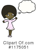 African American Girl Clipart #1175051 by lineartestpilot