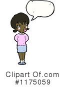 African American Girl Clipart #1175059 by lineartestpilot