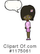 African American Girl Clipart #1175061 by lineartestpilot
