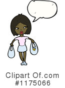 African American Girl Clipart #1175066 by lineartestpilot
