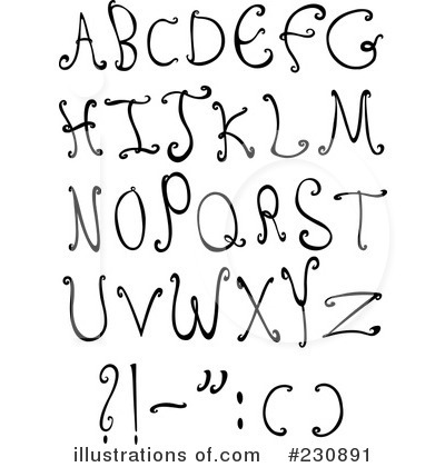 Alphabet Clipart #231618 - Illustration by yayayoyo