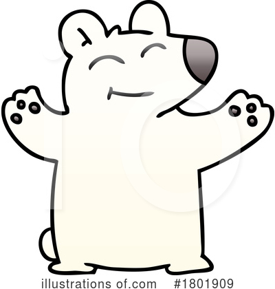 Polar Bear Clipart #1801909 by lineartestpilot