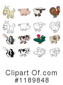 Animals Clipart #1189848 by AtStockIllustration