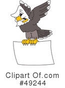 Bald Eagle Character Clipart #49244 by Mascot Junction