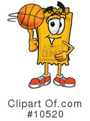 Basketball Clipart #10520 by Mascot Junction