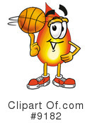 Basketball Clipart #9182 by Mascot Junction