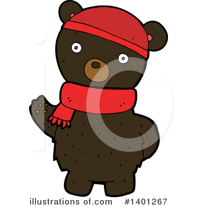 Royalty-Free (RF) Bear Clipart Illustration by lineartestpilot - Stock Sample #1401267