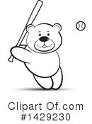 Bear Clipart #1429230 by Lal Perera