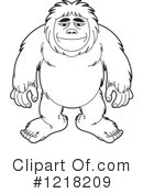 Bigfoot Clipart #1218209 by Lal Perera