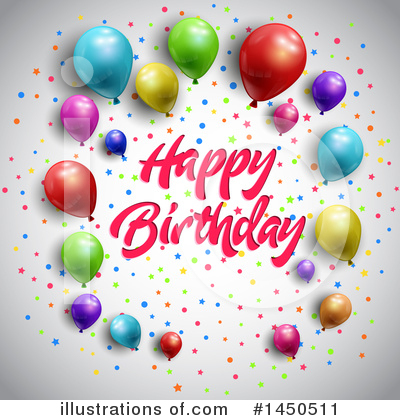 Happy Birthday Clipart #1169352 - Illustration by KJ Pargeter