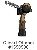 Black Design Mascot Clipart #1550500 by Leo Blanchette