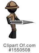 Black Design Mascot Clipart #1550508 by Leo Blanchette