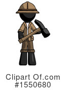 Black Design Mascot Clipart #1550680 by Leo Blanchette
