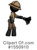 Black Design Mascot Clipart #1550910 by Leo Blanchette