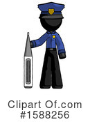 Black Design Mascot Clipart #1588256 by Leo Blanchette