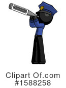 Black Design Mascot Clipart #1588258 by Leo Blanchette