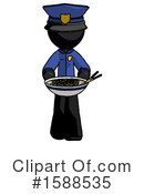 Black Design Mascot Clipart #1588535 by Leo Blanchette