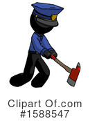 Black Design Mascot Clipart #1588547 by Leo Blanchette