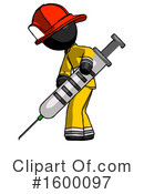 Black Design Mascot Clipart #1600097 by Leo Blanchette