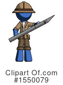 Blue Design Mascot Clipart #1550079 by Leo Blanchette