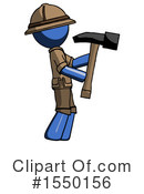 Blue Design Mascot Clipart #1550156 by Leo Blanchette