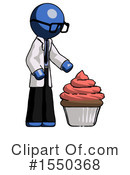 Blue Design Mascot Clipart #1550368 by Leo Blanchette