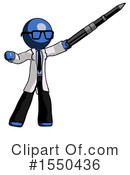 Blue Design Mascot Clipart #1550436 by Leo Blanchette