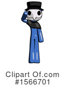 Blue Design Mascot Clipart #1566701 by Leo Blanchette