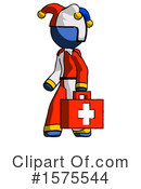 Blue Design Mascot Clipart #1575544 by Leo Blanchette