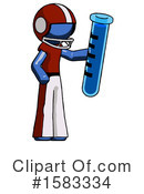 Blue Design Mascot Clipart #1583334 by Leo Blanchette